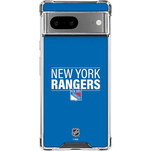 NHL New York Rangers Lineup Google Pixel 8a Clear Case